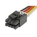 Molex Rectangular Cable Assemblies Ultrafit 8Ckt Black 1M 451330810
